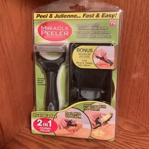 Peel and Julienne….Fast & Easy Miracle Peeler